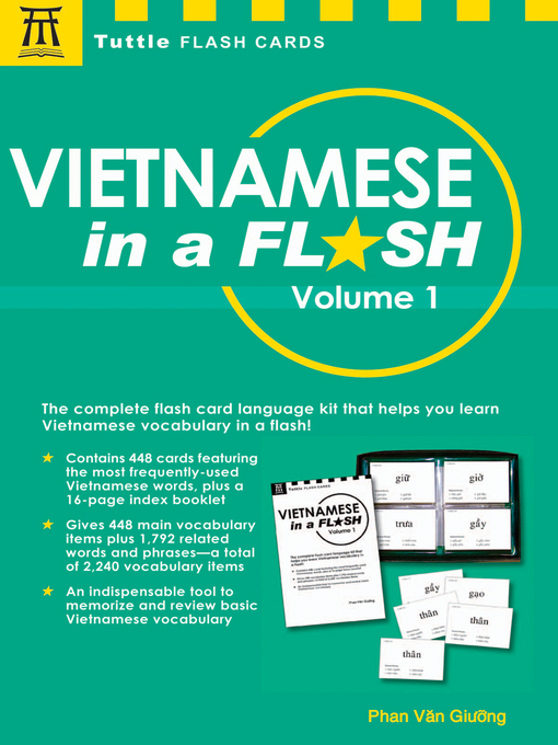 Title details for Vietnamese Flash Cards Kit Ebook by Phan Van Giuong - Available
